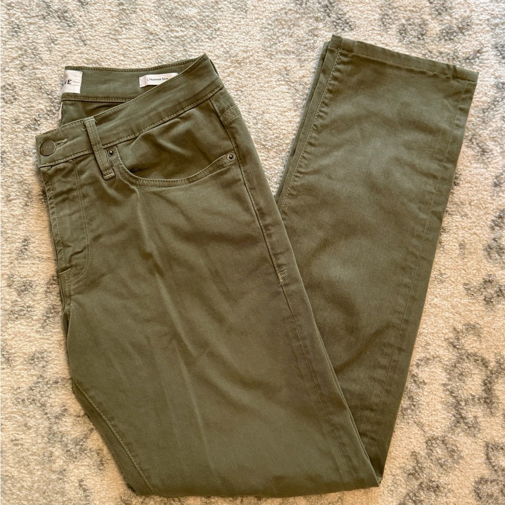 Frame Denim Men's Green Slim Jeans - Picture 5 of 10